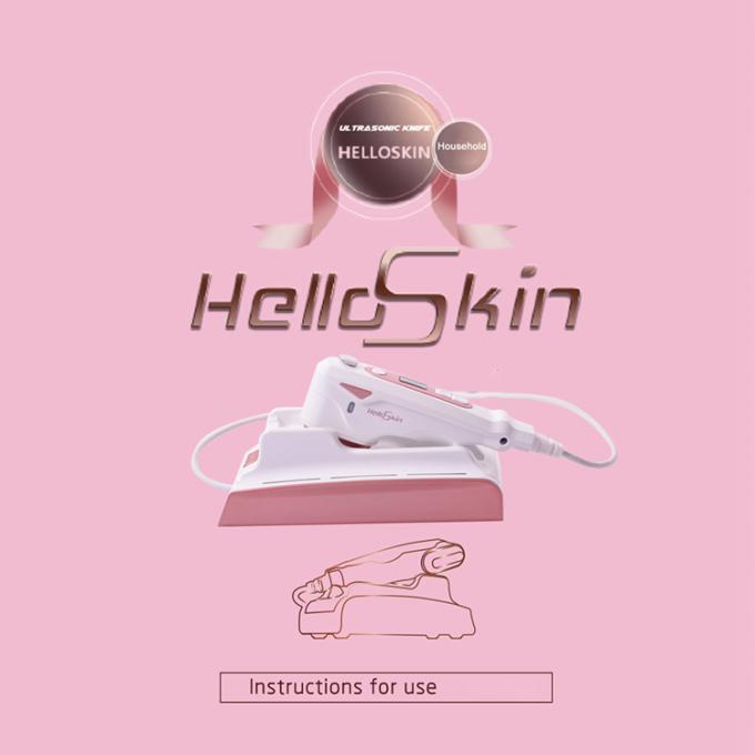 Η μίνι ρυτίδα μηχανών ομορφιάς HelloSkin HIFU αφαιρεί το δέρμα σφίγγοντας την του προσώπου ομορφιά